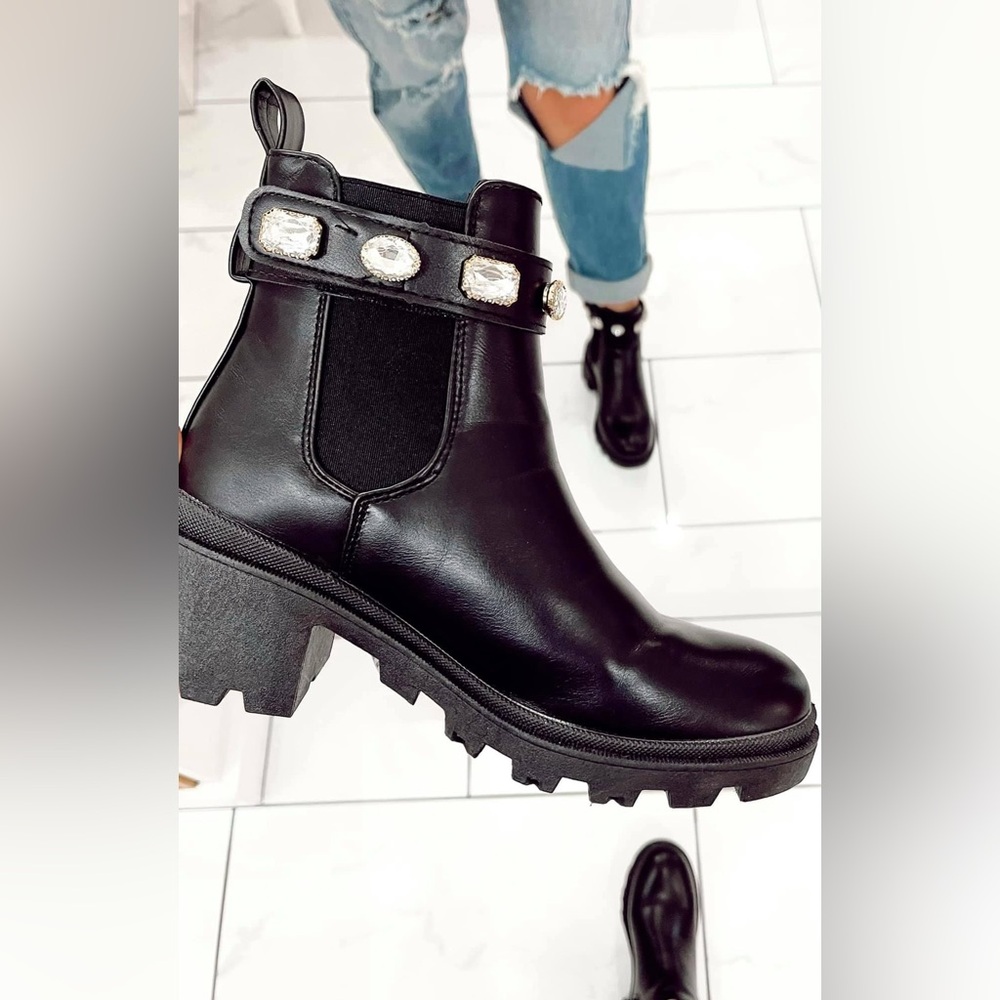 Black booties